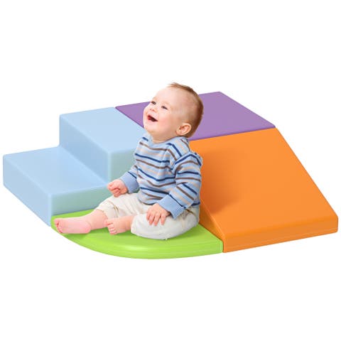 Foam Play Set for Toddlers, Easy-to-clean Soft & Safe Climbing Set