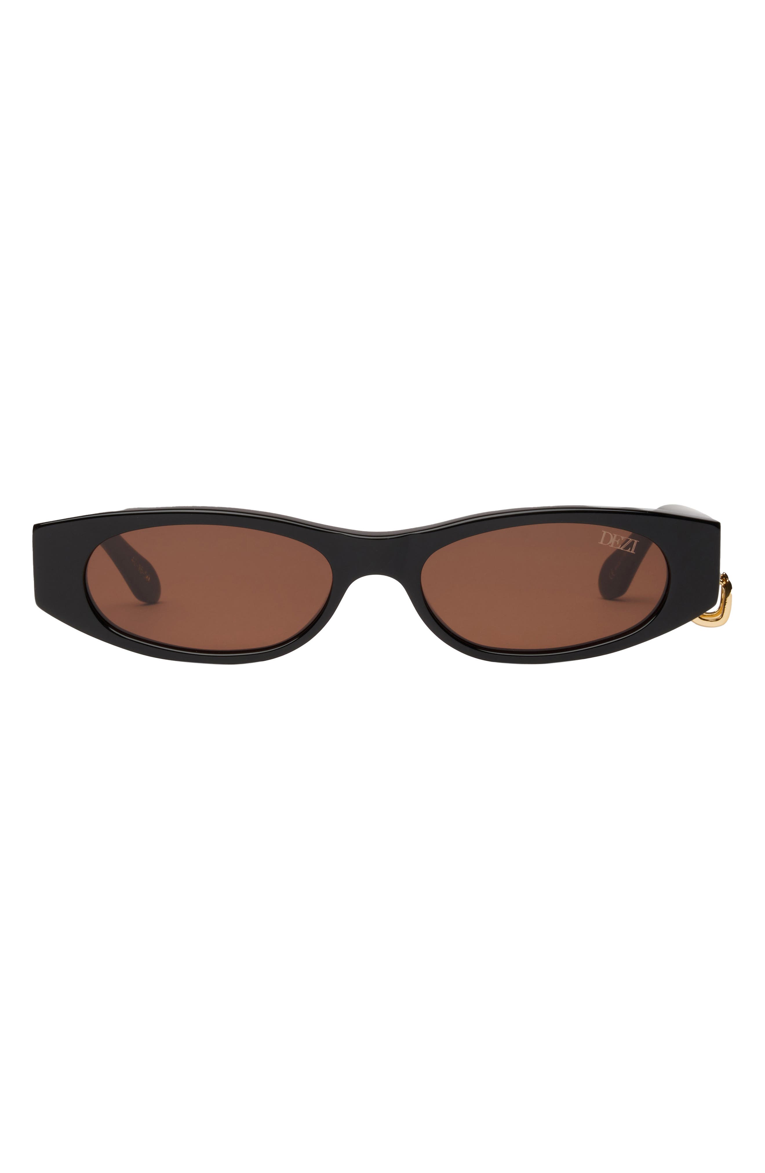 DEZI x Luv AJ Sly Sunglasses in Sly Black /Cognac 