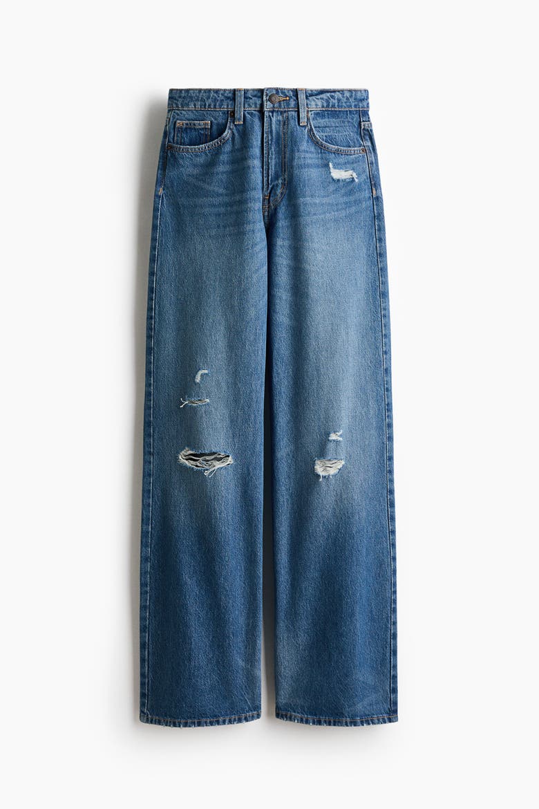 Ava Ultra High Rise Wide Leg Jeans, Alternate, color, Denim blue