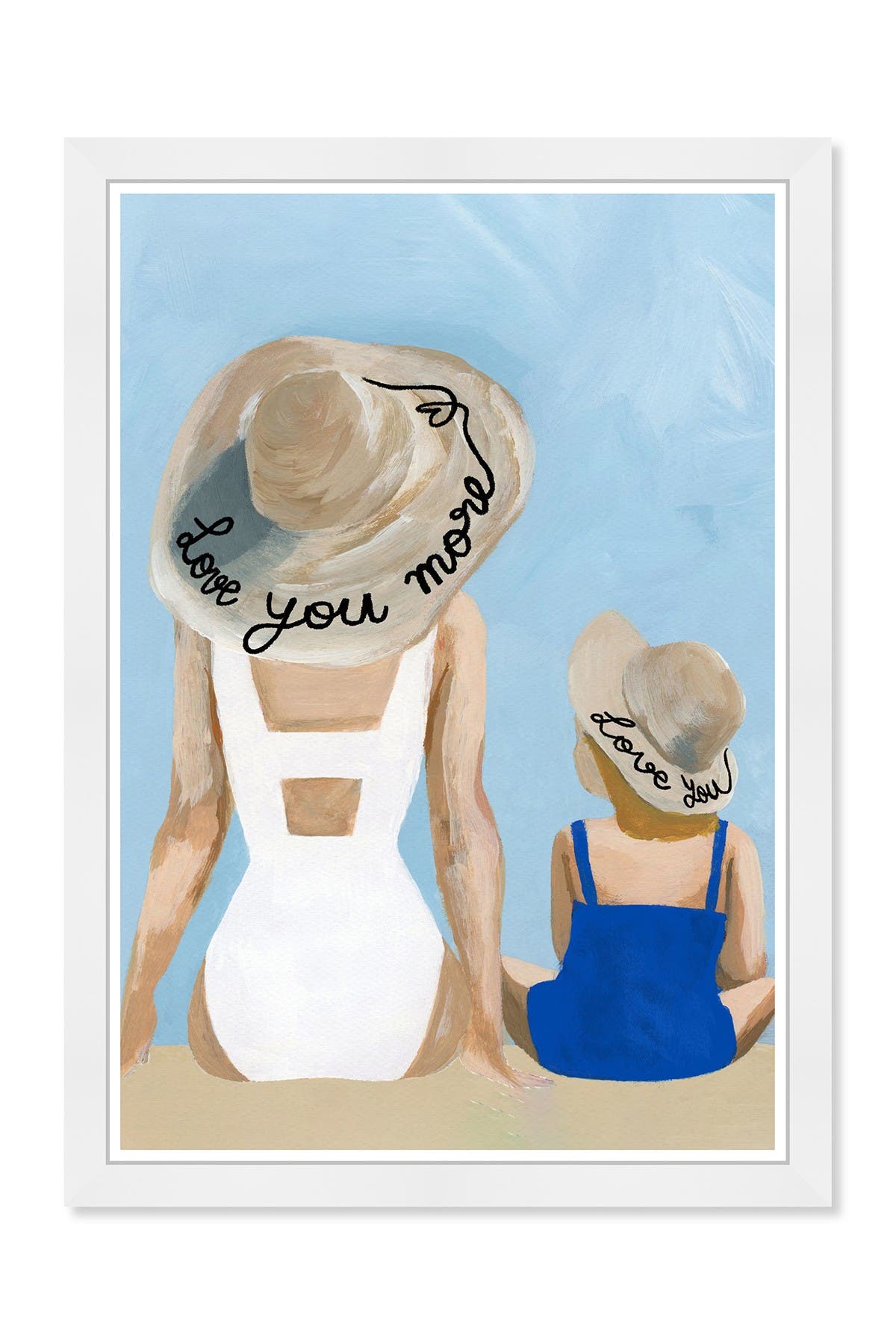 Wynwood Studio Love you more Blue Wall Art