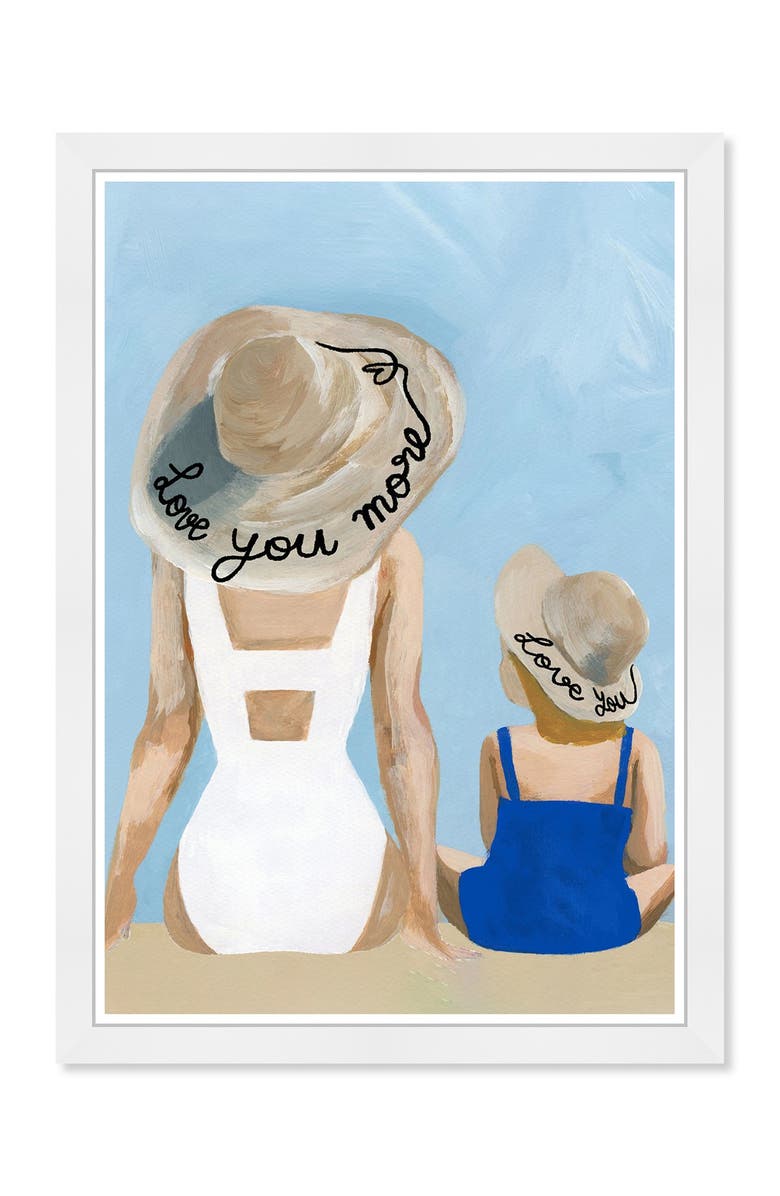 Wynwood Studio Love you more Blue Wall Art, Main, color, Blue