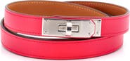 Pre-Owned Hermes Kelly Belt Leather Thin
