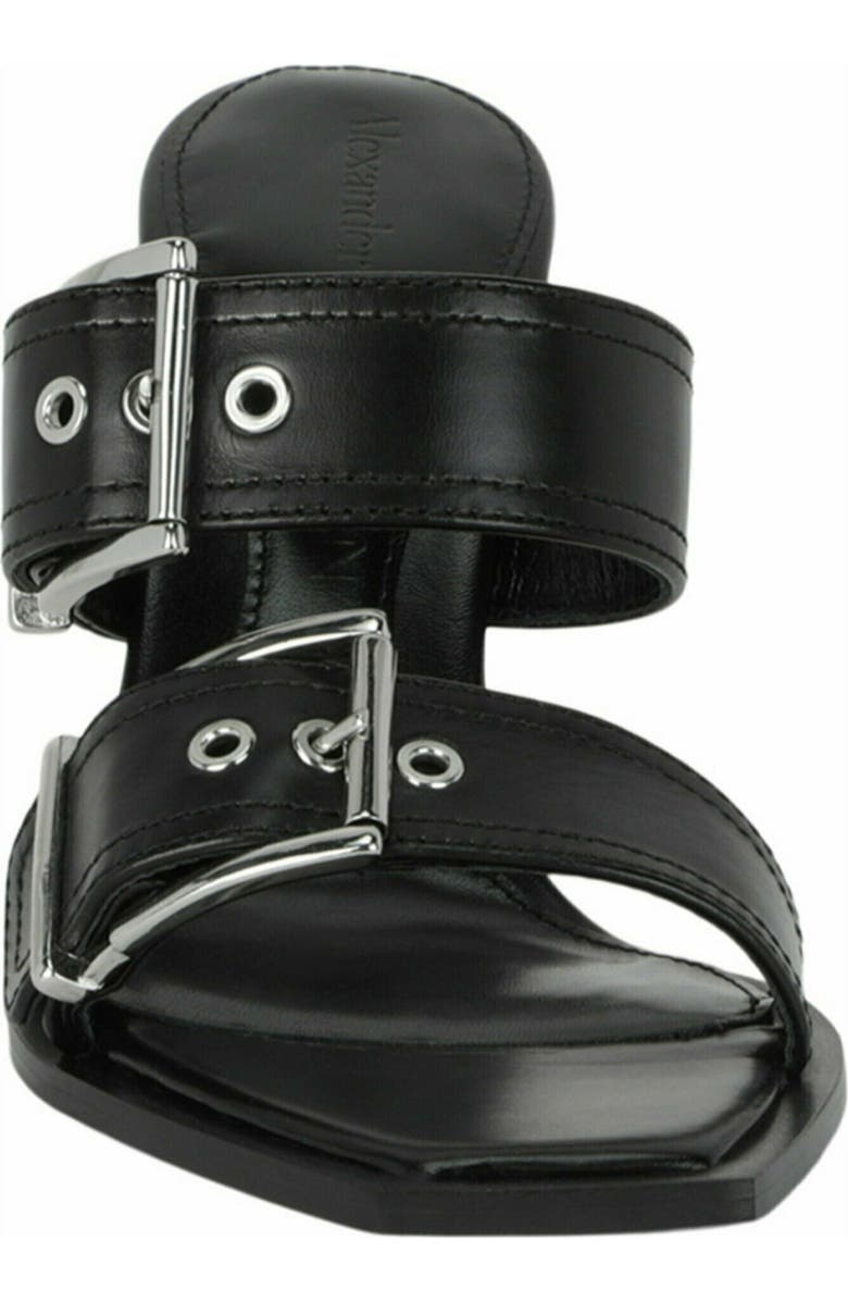 McQueen Punk Double Buckle Sandal, Alternate, color,