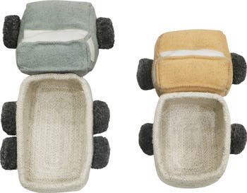Kids' Set of 2 Mini Truck Baskets