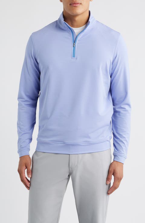 Perth Sugar Stripe Performance Quarter Zip