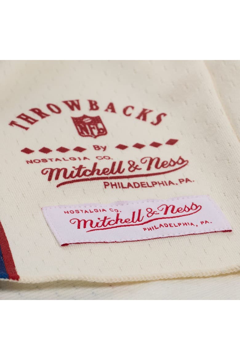 Women's Mitchell & Ness Lawrence Taylor Cream New York Giants Retired Player Cropped Fashion Jersey, Alternate, color, Cream