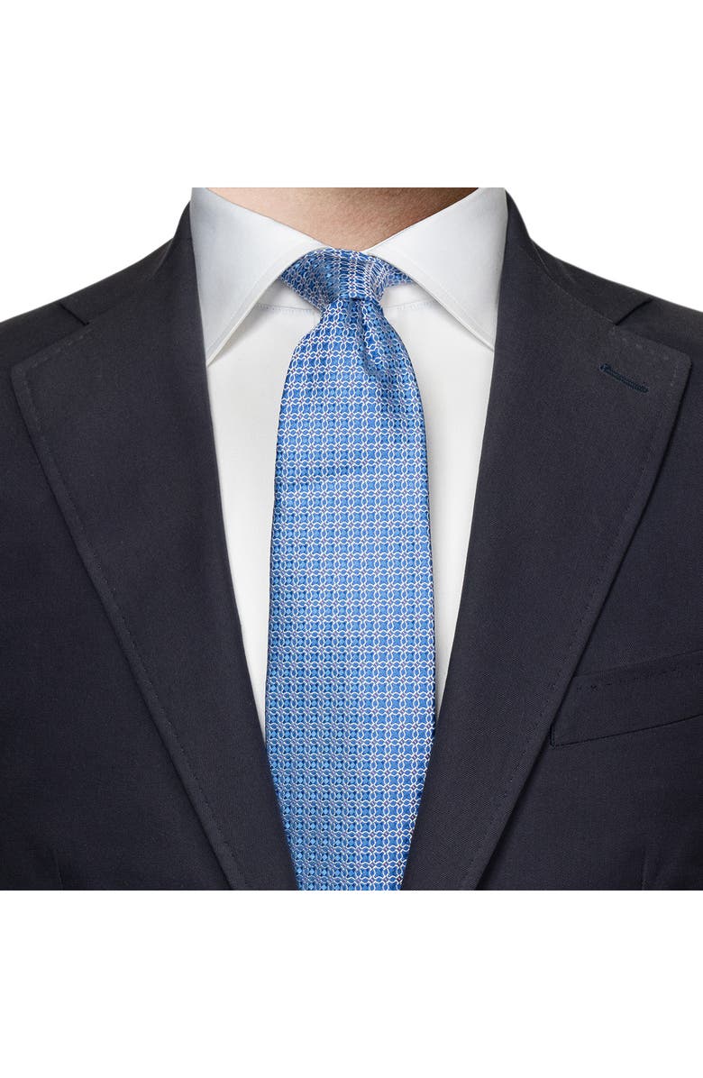 Eton Geometric Silk Tie, Alternate, color, 