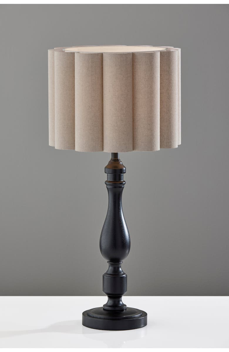 ADESSO LIGHTING Claret Table Lamp, Alternate, color, Black