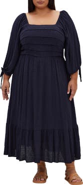 City Chic The Ally Clip Dot Maxi Dress
