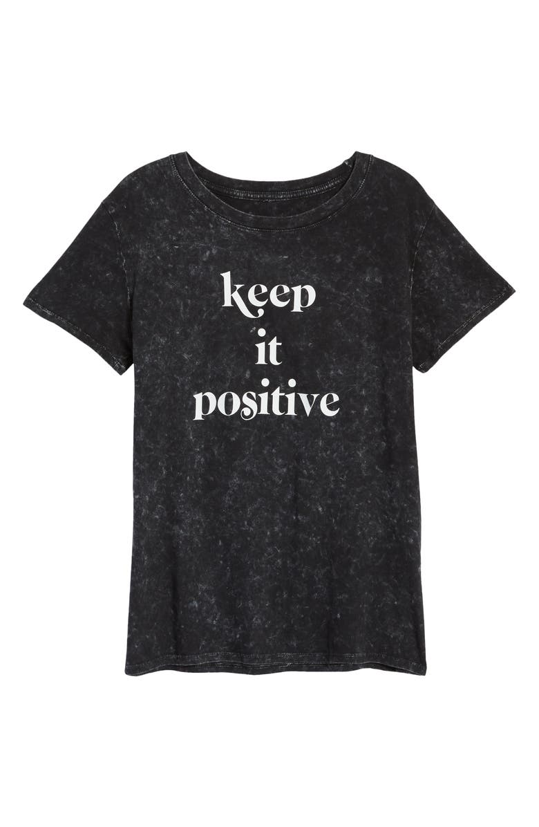 Sub_Urban Riot Keep it Positive Mineral Wash Graphic Tee, Alternate, color, 