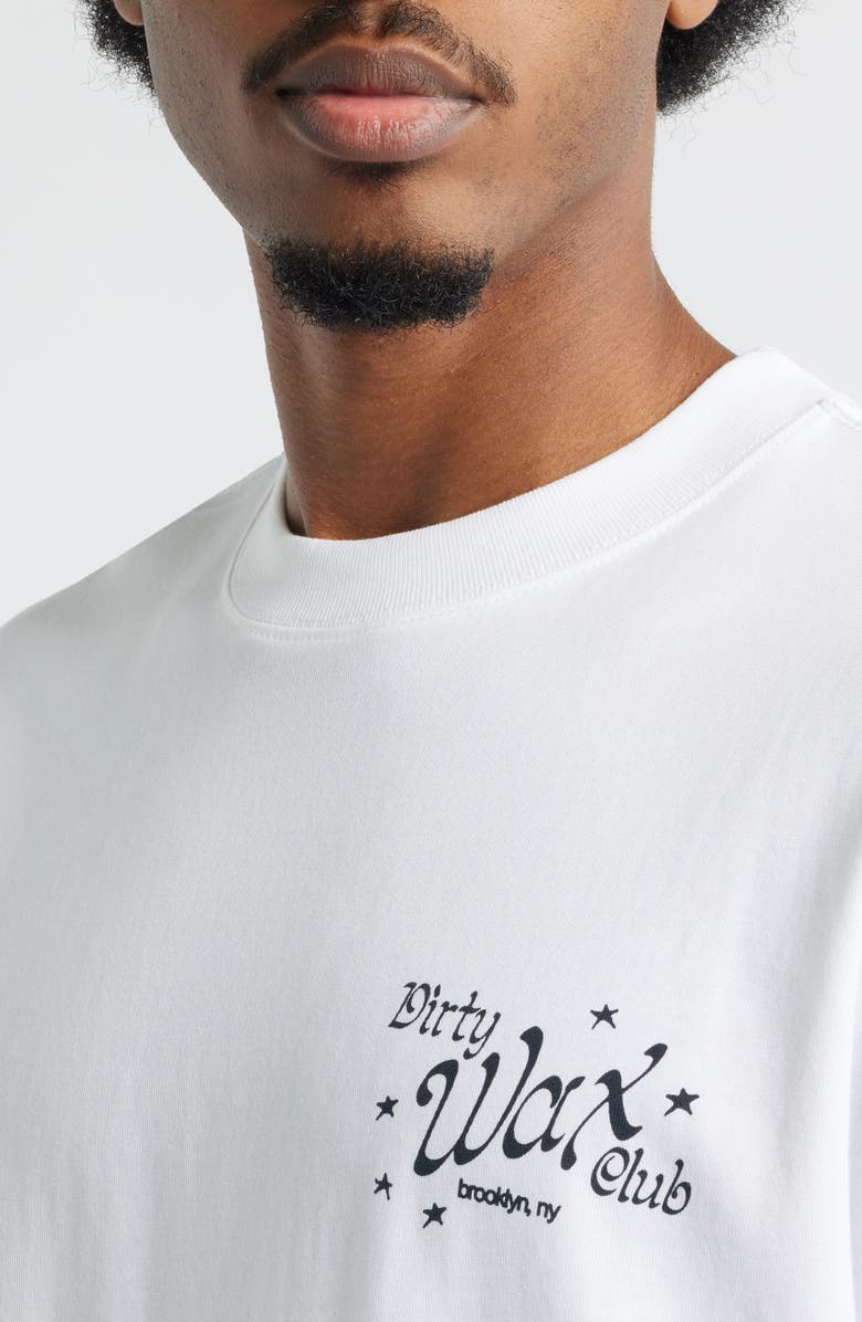 ID Supply Co NPL Dirty Wax Club Graphic T-Shirt, Alternate, color, White