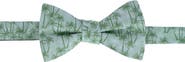 Trafalgar Nohea Palm Tree Linen Blend Novelty Bow Tie