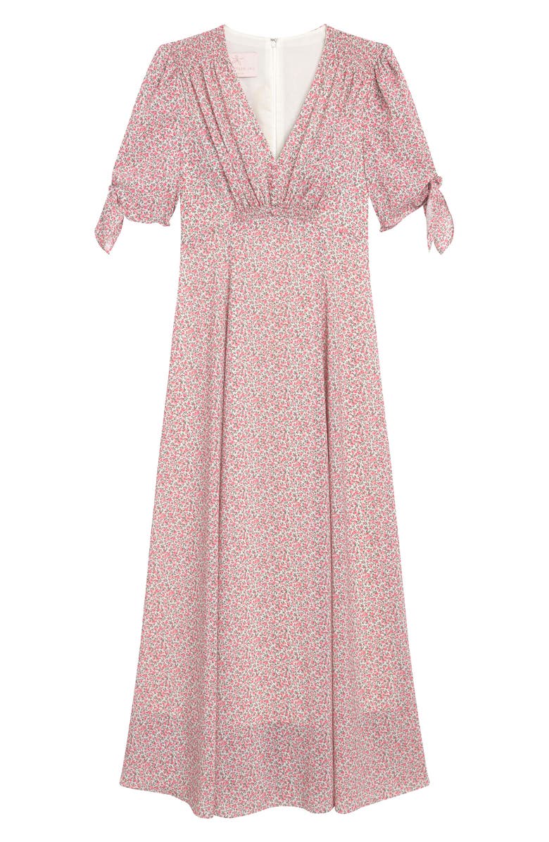 Gal Meets Glam Collection Ditsy Floral Print Maxi Dress, Alternate, color, 