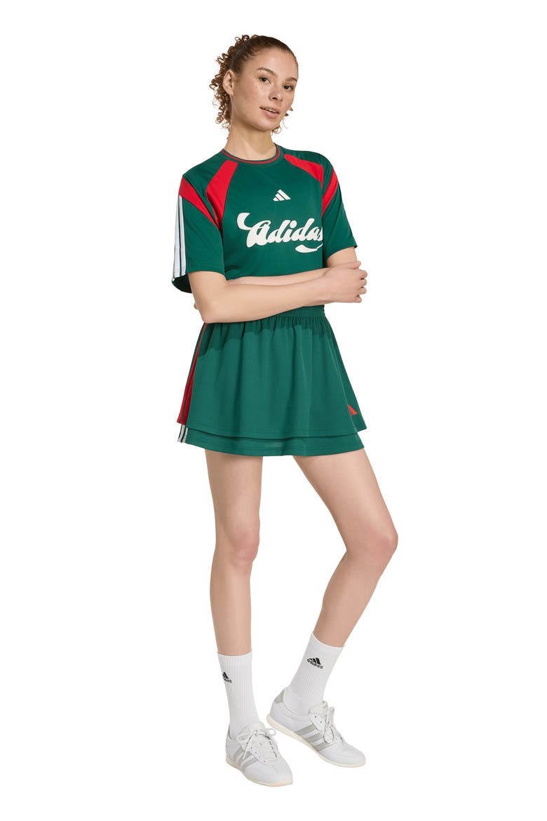 House of Tiro Skirt, Alternate, color, DARK GREEN/ SCARLET/ WHITE
