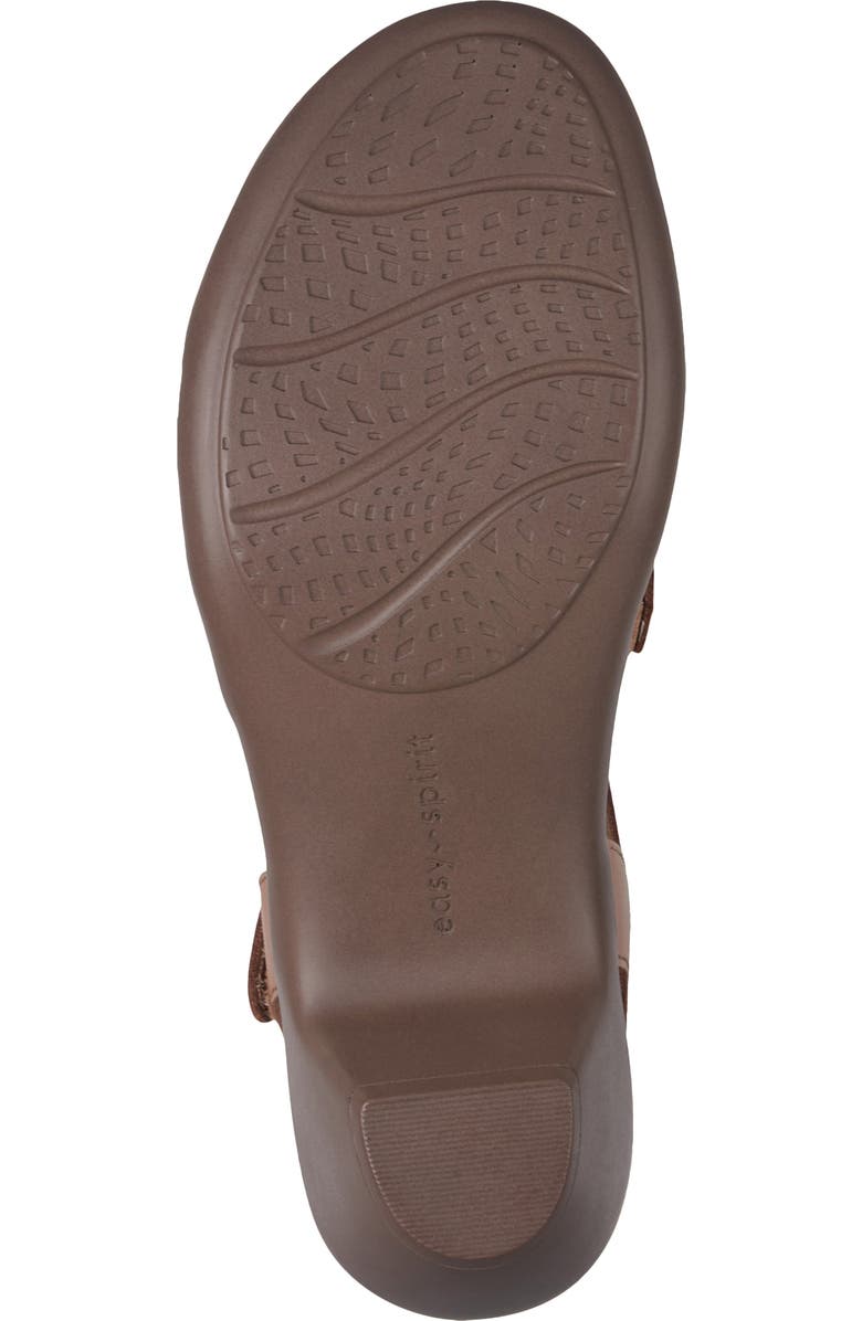 Easy Spirit Cortney Quarter Strap Sandal, Alternate, color, Medium Brown