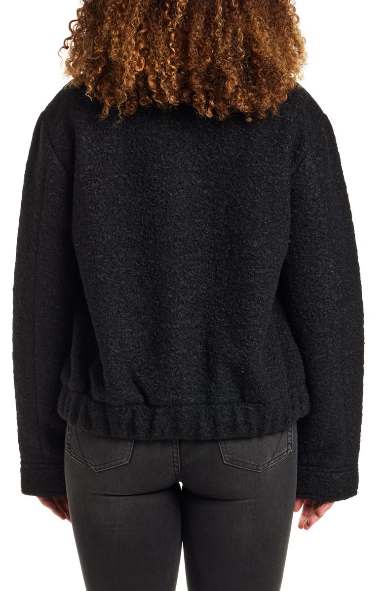 Gallery Bouclé Jacket, Alternate, color, Black