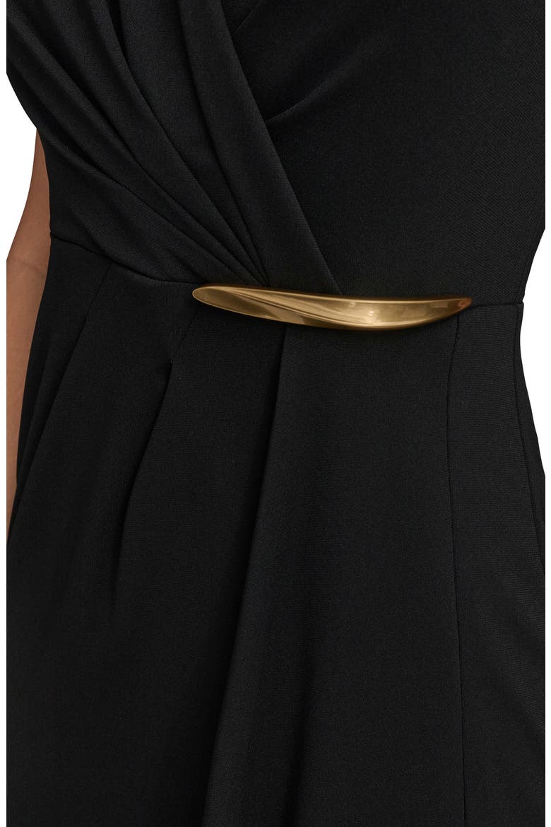 Sleeveless Gown, Alternate, color, BLACK