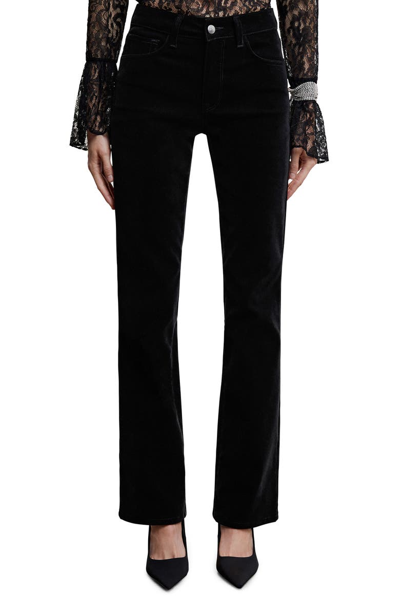 MANGO Corduroy Straight Leg Jeans, Main, color, 