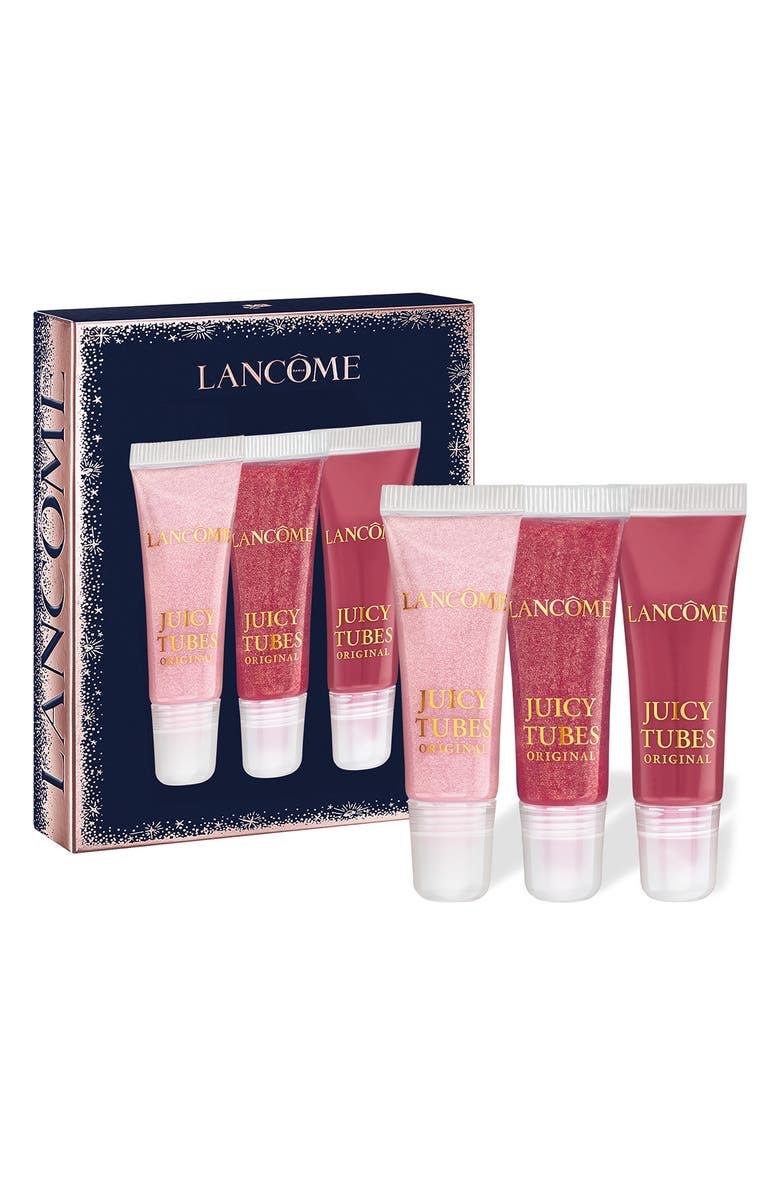 Lancôme Juicy Tube Lip Gloss Trio, Main, color, 