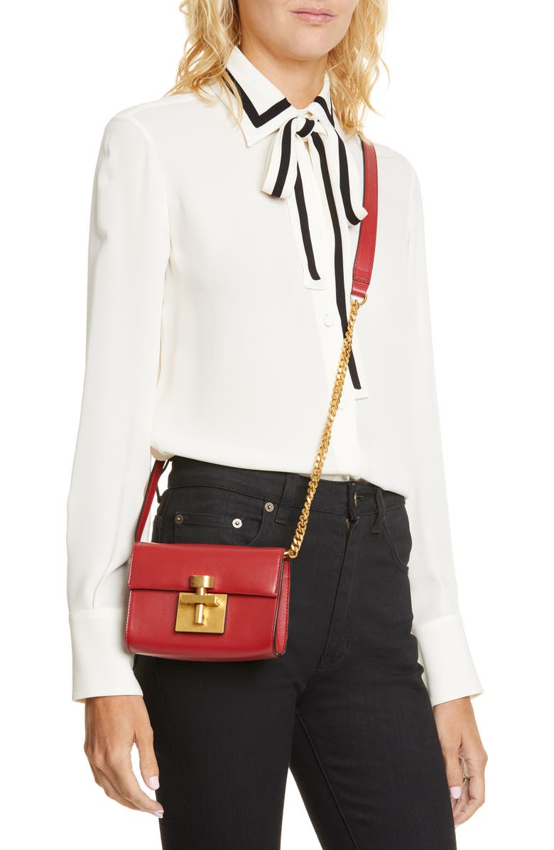 Oscar de la Renta Alibi Leather Belt Bag, Alternate, color,