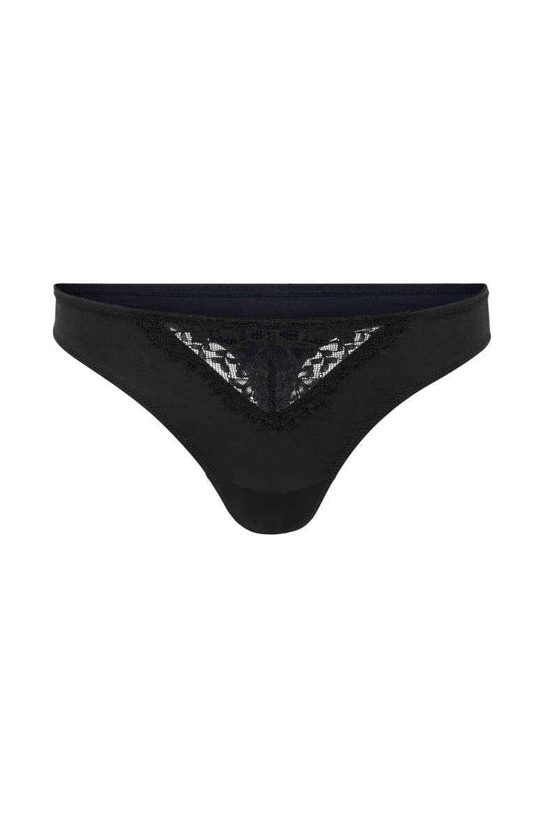 Leigha Thong Panties, Alternate, color, Black