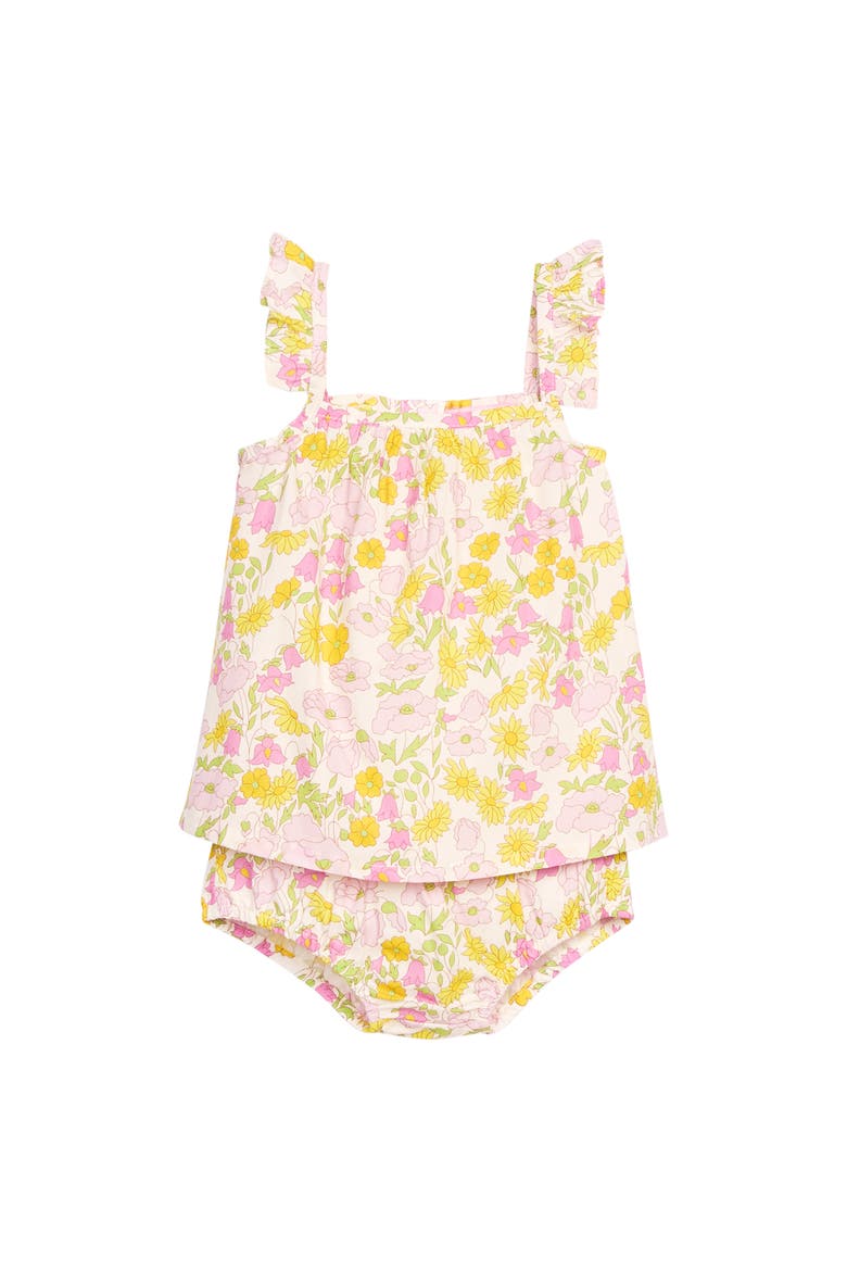 Kids' Floral Brighton Bloomer Set, Main, color, Bedford Buttercup