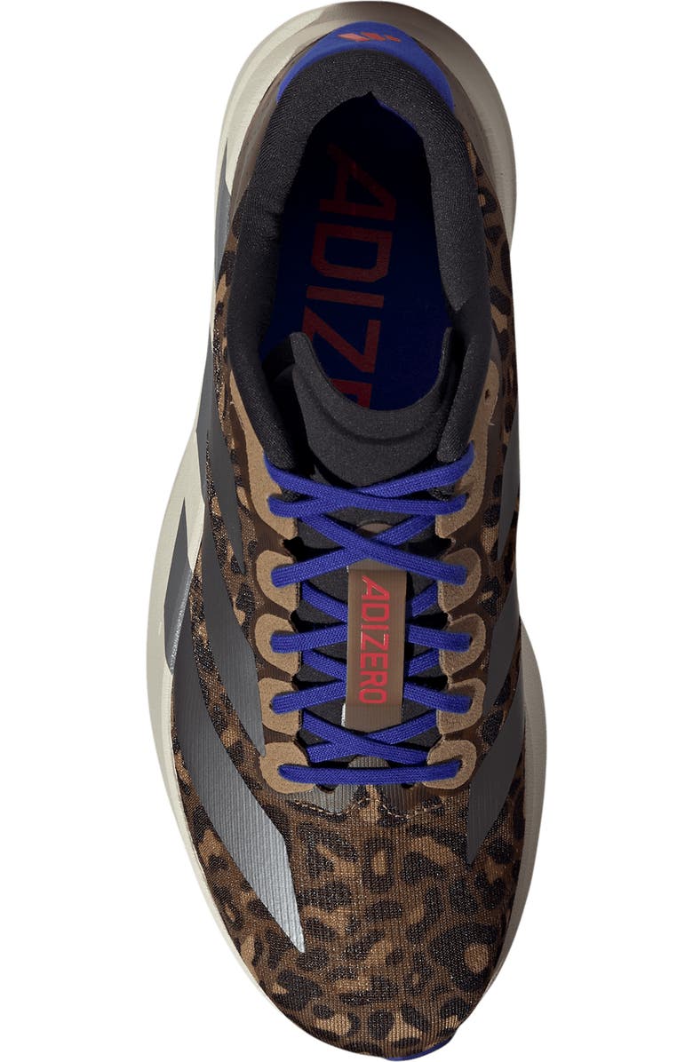 adidas Adizero Evo SL Running Shoe, Alternate, color, Preloved Brown/ Iron/ Blue