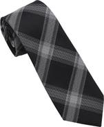 DKNY Large Plaid Tie