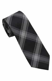 DKNY Large Plaid Tie