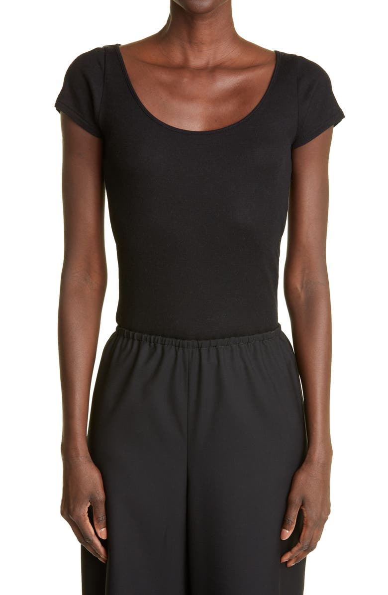 TOTEME Women's Cap Sleeve T-Shirt, Main, color, 