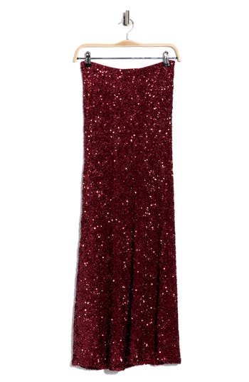 Alice And Olivia Alice + Olivia Maeve Sequin Maxi Skirt In Multi
