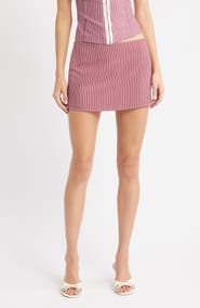 Bella Venice The Lucie Stripe Miniskirt