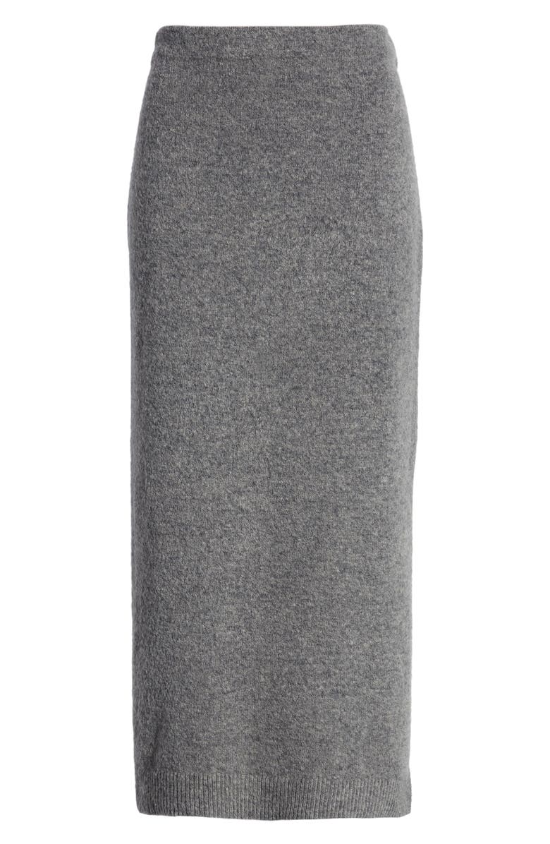 Something Navy Sweater Midi Skirt, Alternate, color, 