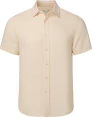 Onia Standard Short Sleeve Linen Shirt