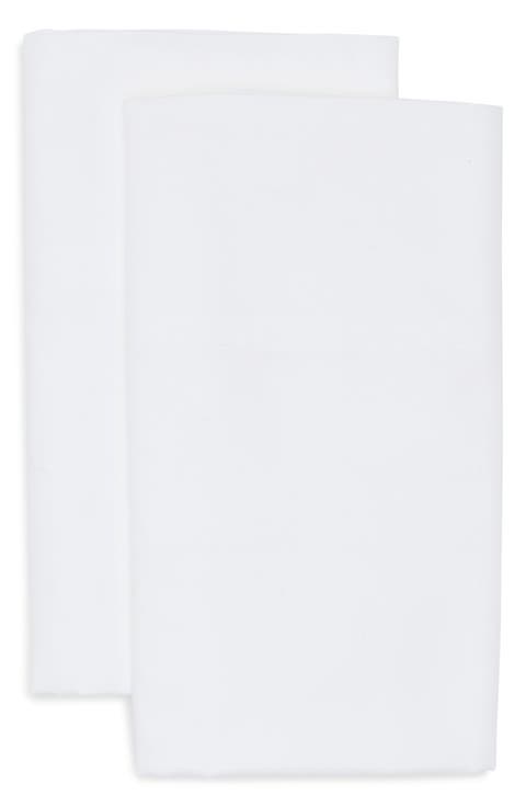 Set of 2 460 Thread Count Cotton Sateen Pillowcases