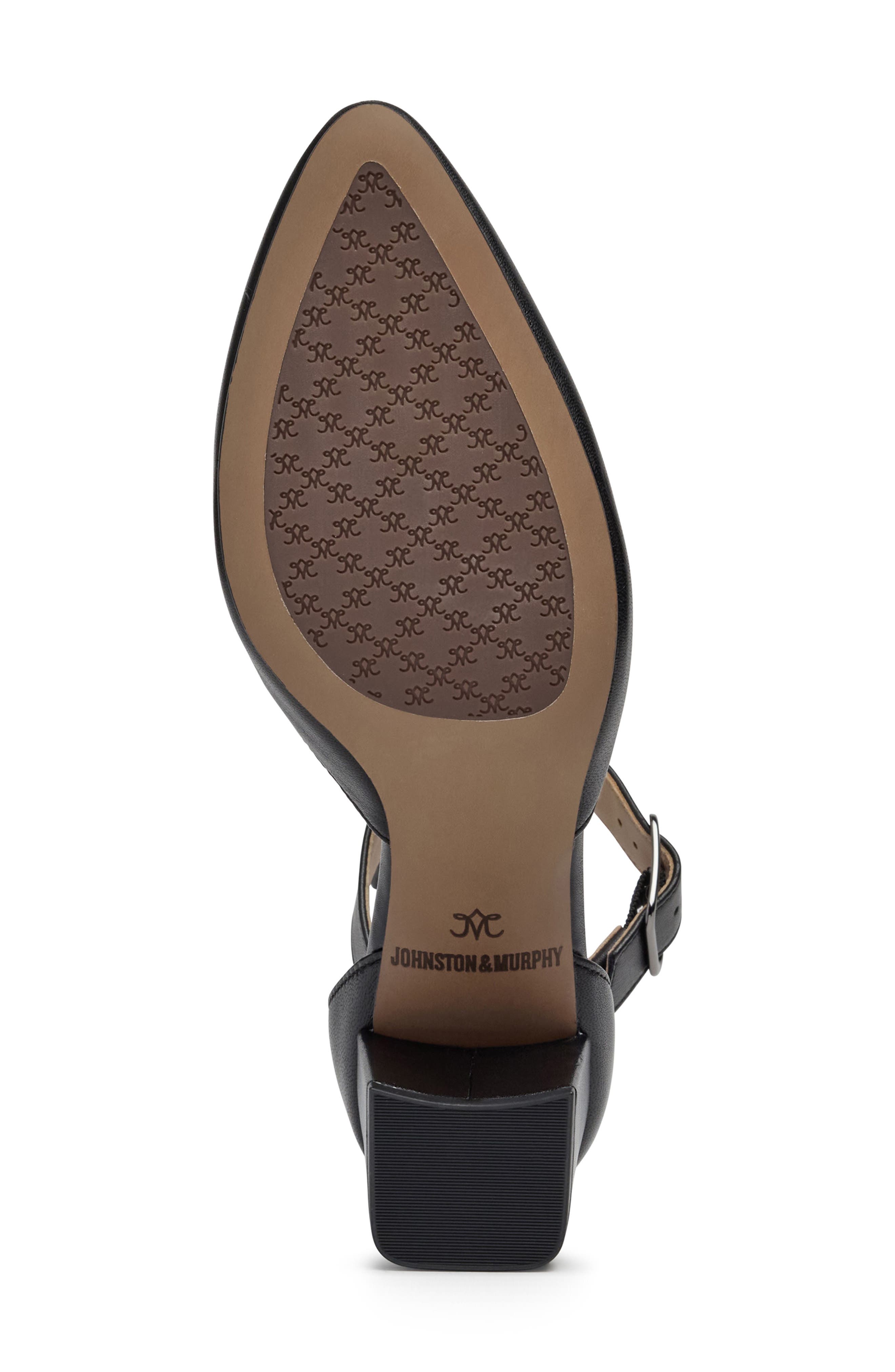 Vicki Ankle Strap Pump, Alternate, color, BLACK GLOVE LEATHER