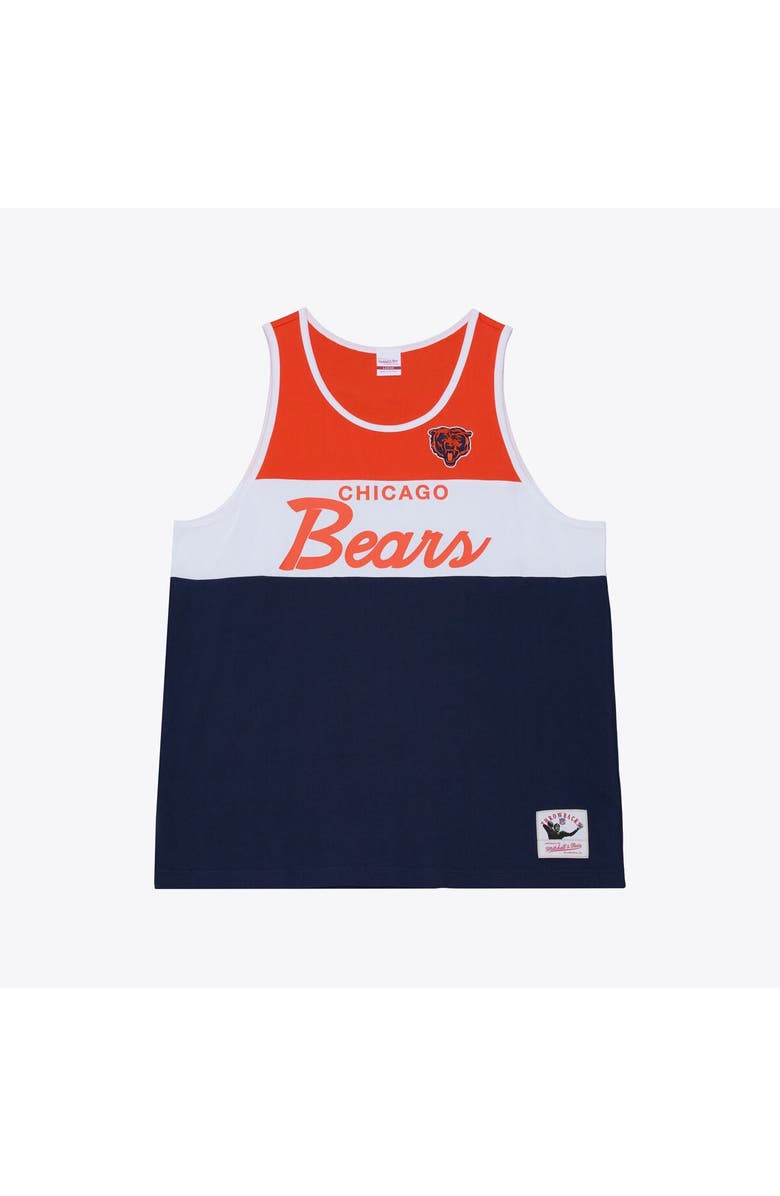 Mitchell & Ness Men's Mitchell & Ness  Navy/Orange Chicago Bears Head Coach Tank Top, Main, color, Navy