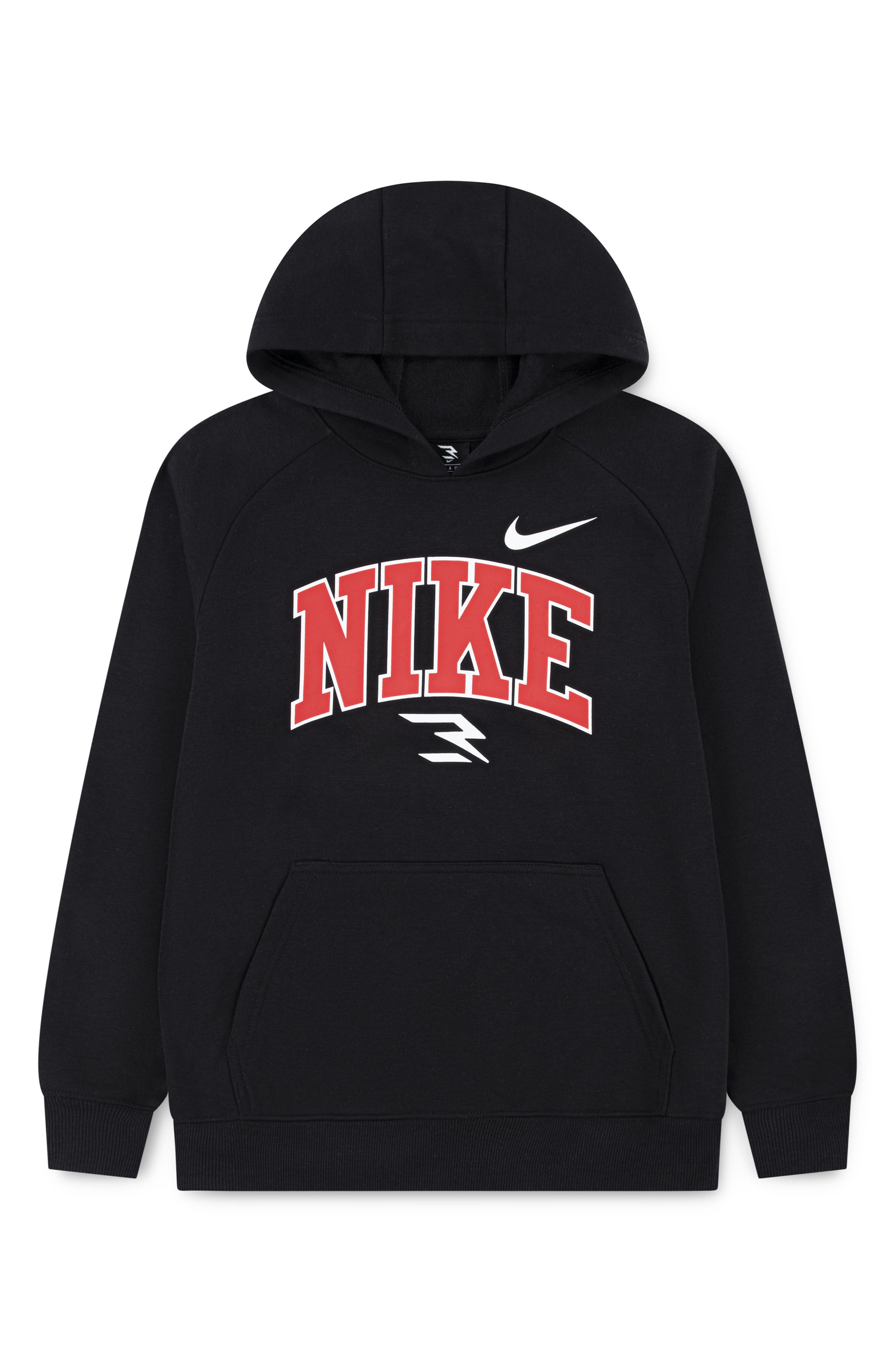 3 Brand Kids' Varsity Logo Graphic Hoodie