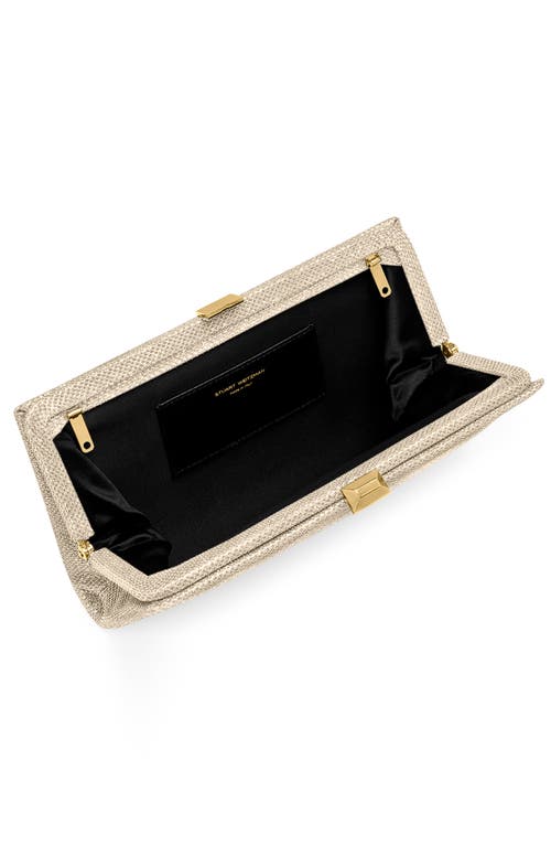 Stuart Weitzman The Vip Clutch In Silver