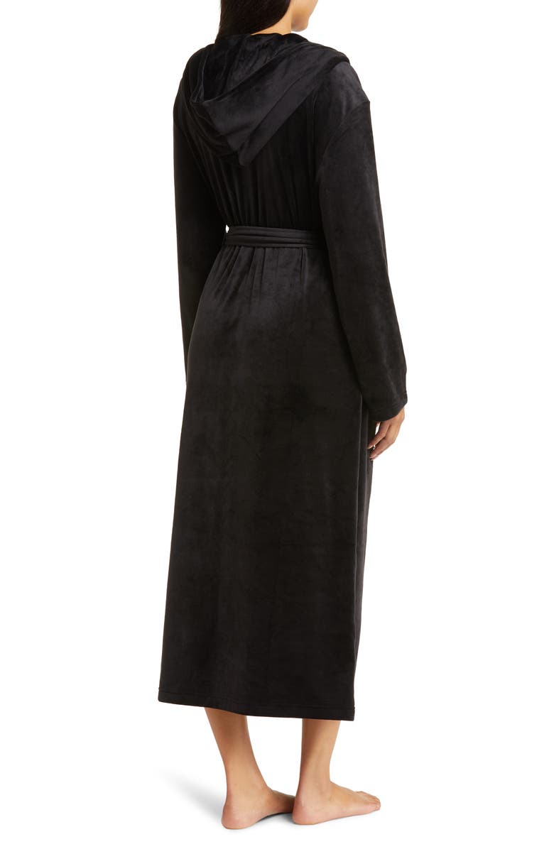 Nordstrom Velour Hooded Robe, Alternate, color,