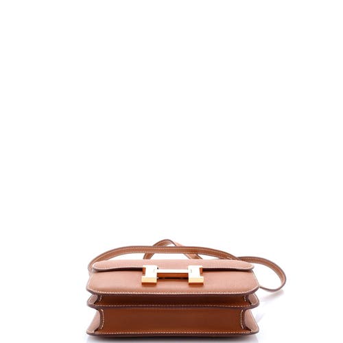 Pre-owned Hermes Hermes Constance Nm Bag Epsom 18 In Gold
