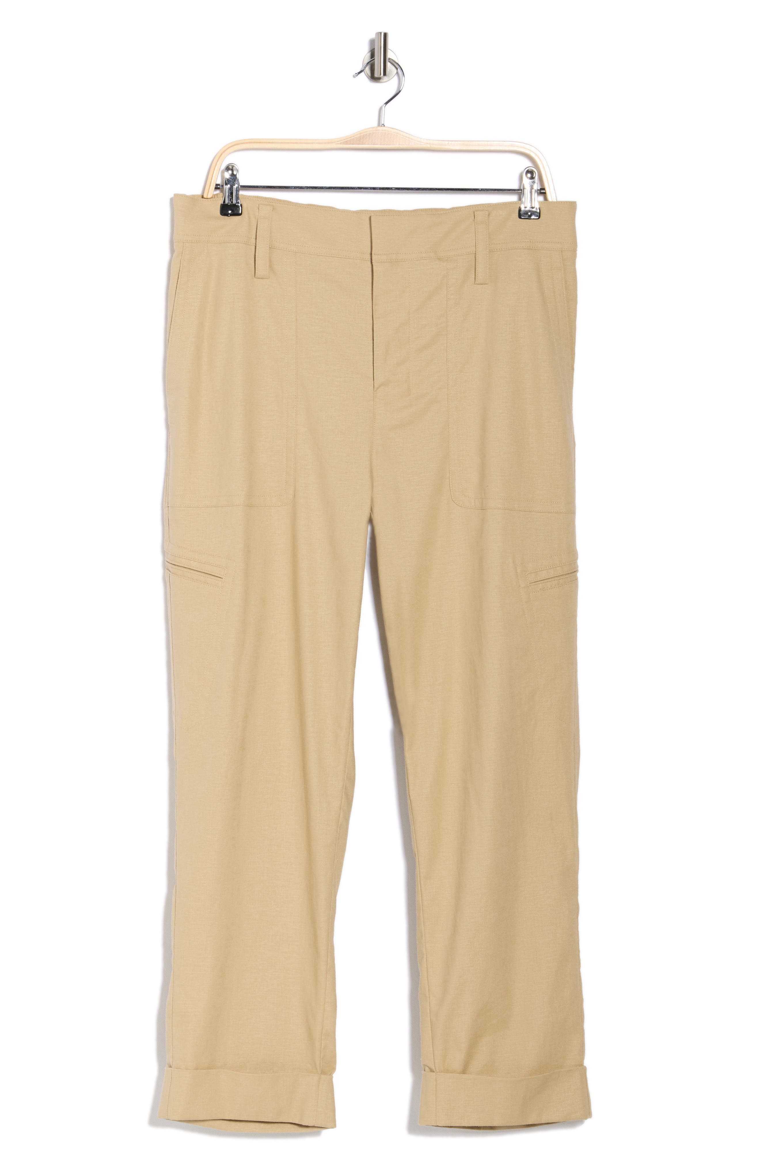 Vince Linen Blend Utility Pants