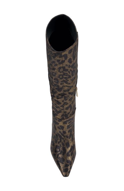 Jessica Simpson Ohena Slouch Knee High Boot In Animal Print