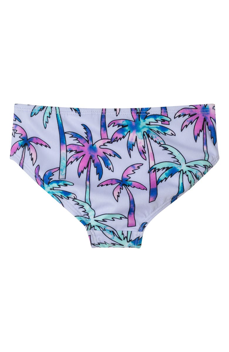 Andy & Evan Kids' Palm Tree Rib Two-Piece Swimsuit, Alternate, color, 