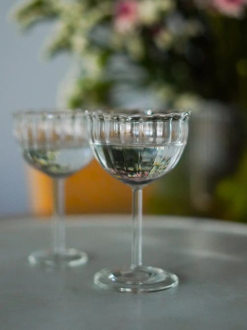 Fleck Kira Stemware Coupes In Transparent