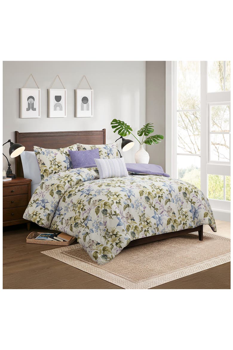 5-Piece Comforter Set, Main, color, LILAC/BLUE/CREAM