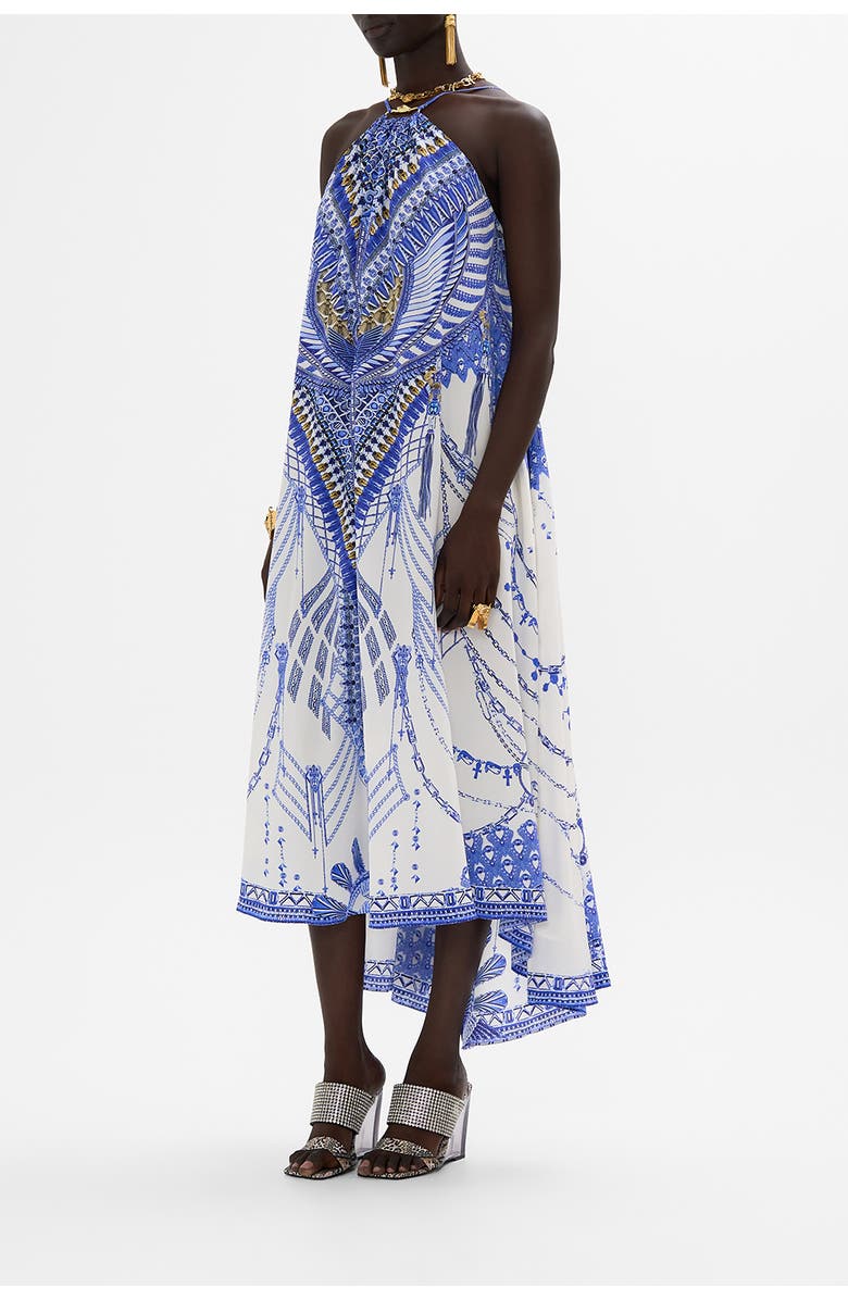 Camilla GATHER NECK HARDWARE MAXI DRESS DANCING WITH DAYLIGHT, Alternate, color, 