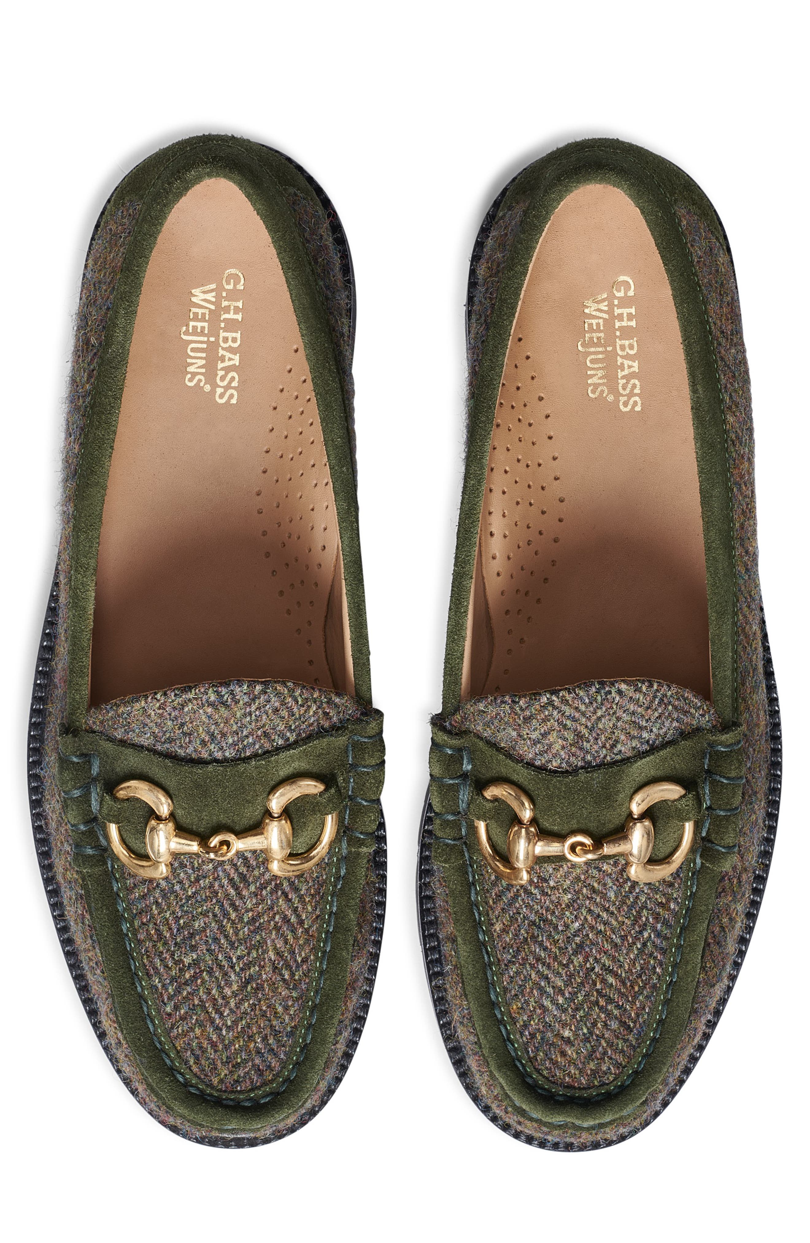 G.H.BASS Lincoln Super Bit Loafer, Alternate, color, Grn Combo