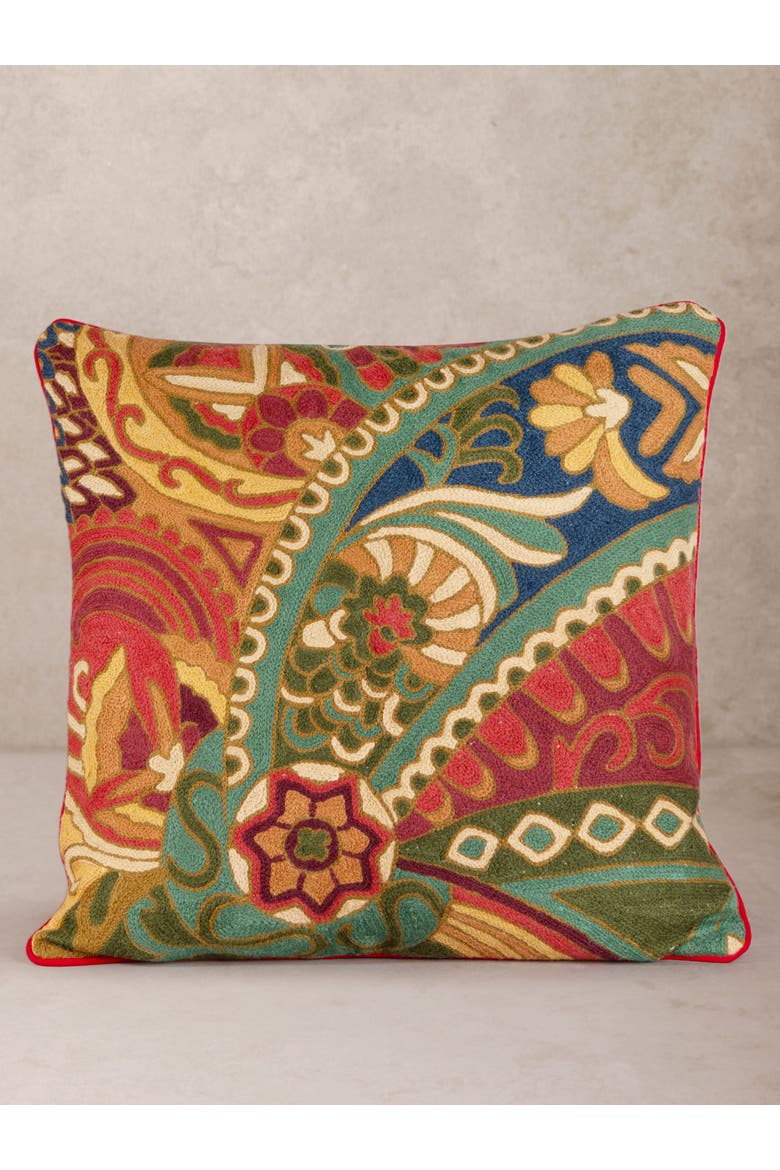 Sofia Throw Pillow Cover, Main, color, Multicolored