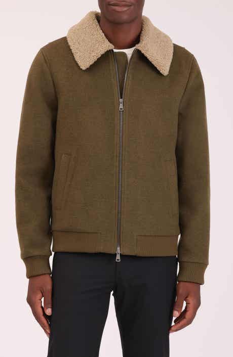 Bagatelle Felted Wool Blend Aviator Jacket